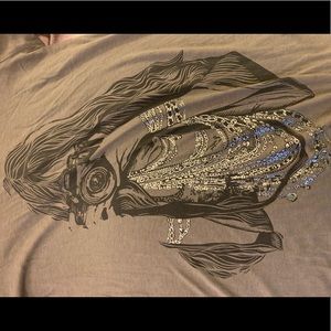 Lauren Moshi. army green tunic- Medium